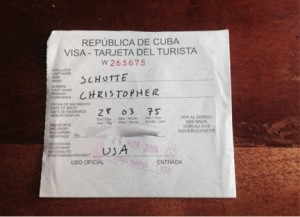 US Citizens can go to Cuba for religious purposes, but, on the Cuban side, one needs to apply for a very expensive "religious visa" in order to participate in ministry activities, so, since we weren't doing any official ministry, just visiting pastors and churches, as far as the Cuban government is concerned, we were "tourists"